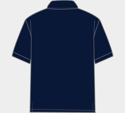 Men's POLO T-shirt by LYVIT ORIGINALS, in classic design with a collared neckline and short sleeves, displayed on a hanger.