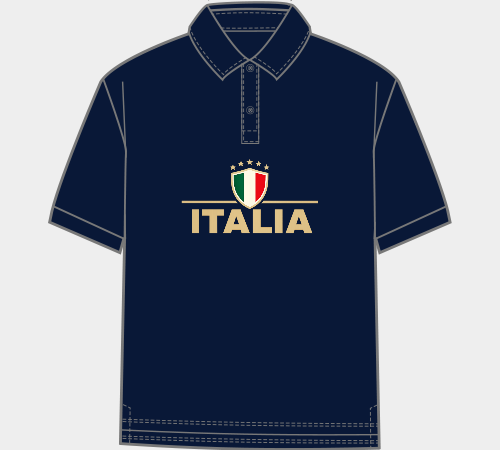 Lyvit Originals male polo T-shirt in classic design, featuring a collar, short sleeves, and a comfortable fit.