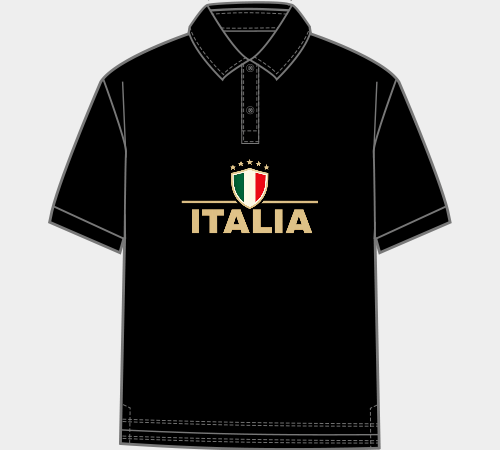 Lyvit Originals male polo T-shirt in classic style, featuring a collar and short sleeves, displayed on a plain background.