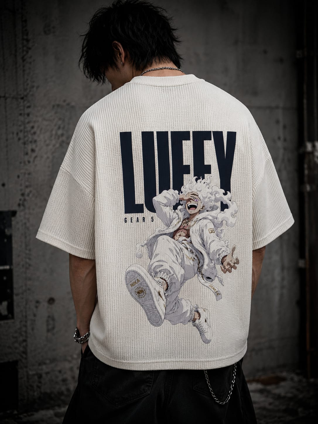 OFF-WHITE WAFFLE BOXY FIT