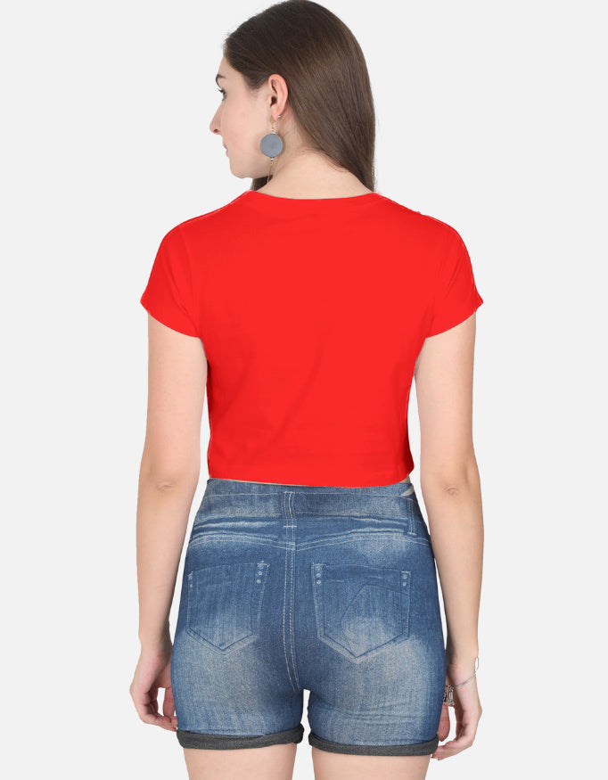 LYVIT ORIGINALS crop top shown from the back, featuring a stylish fit and design, perfect for casual or trendy outfits.
