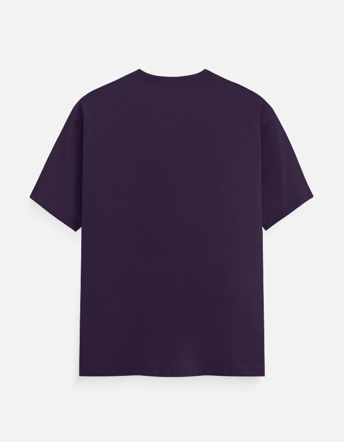 Back view of unisex classic crew T-shirt by LYVIT ORIGINALS, showcasing the fit and simple design in a neutral color.