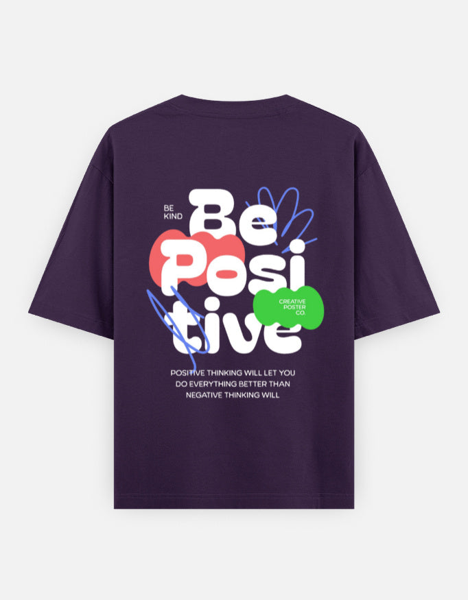 Unisex oversized classic T-shirt by LYVIT ORIGINALS shown from the back in a casual style.