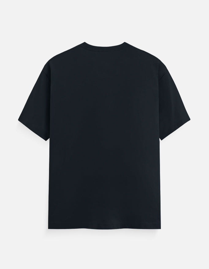 Back view of LYVIT ORIGINALS unisex classic crew t-shirt in a casual fit, showing the plain design and crew neckline.