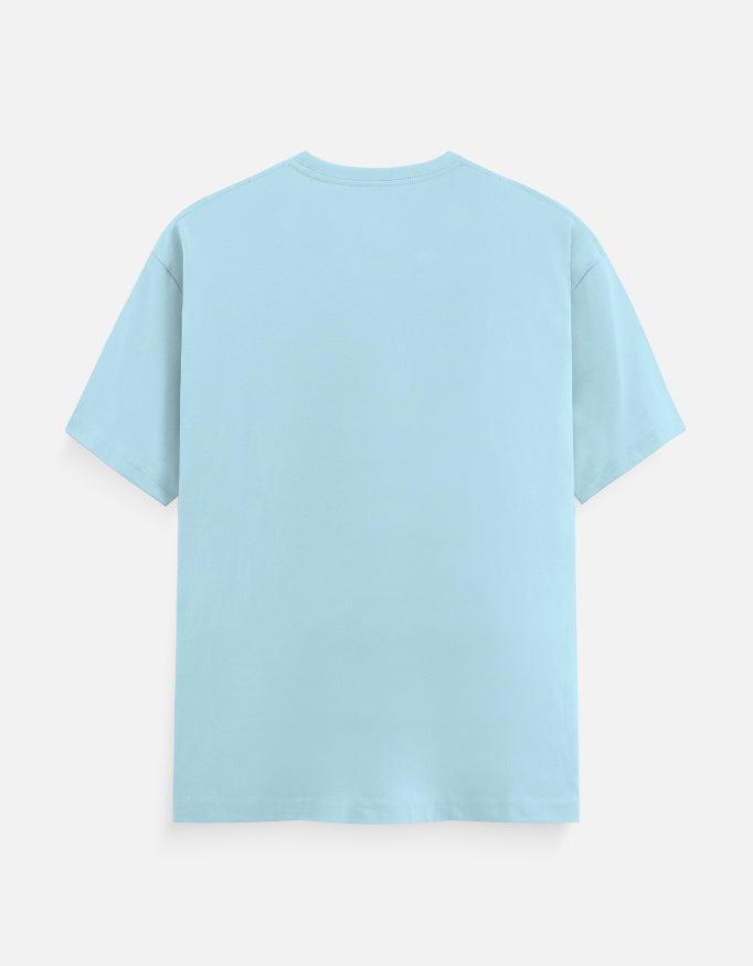 Back view of unisex classic crew T-shirt by LYVIT ORIGINALS, showing plain design and soft cotton fabric.