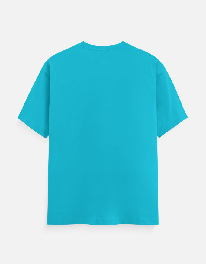 Back view of LYVIT ORIGINALS unisex classic crew T-shirt in a neutral color, showcasing the simple, timeless design.