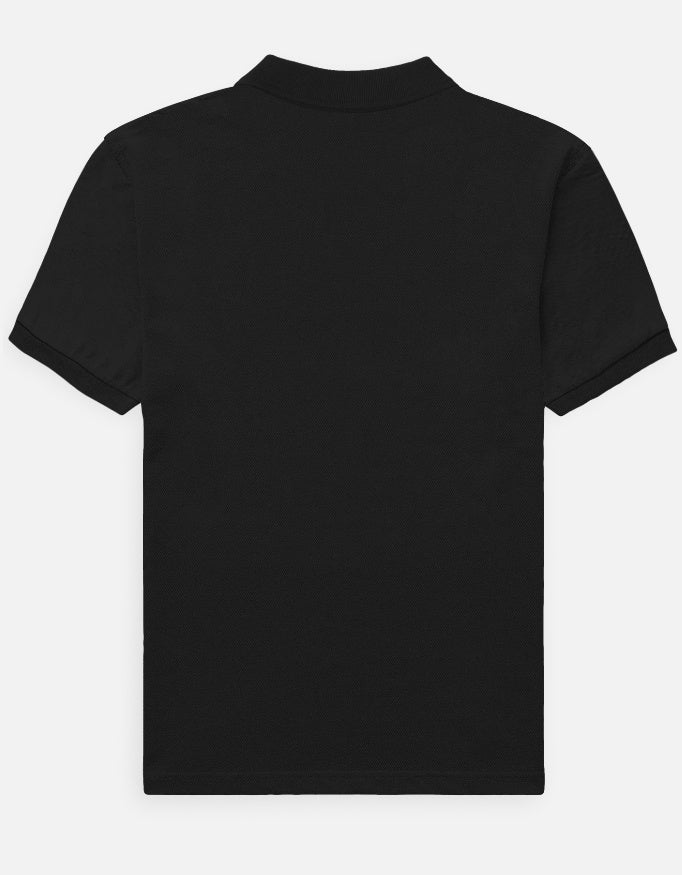 Men's LYVIT ORIGINALS polo shirt shown from the back, featuring a classic fit and collar in a casual style.