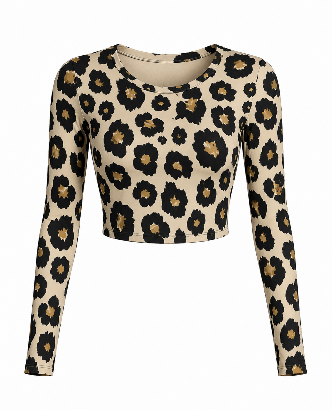 AOP Full Sleeve Crop top