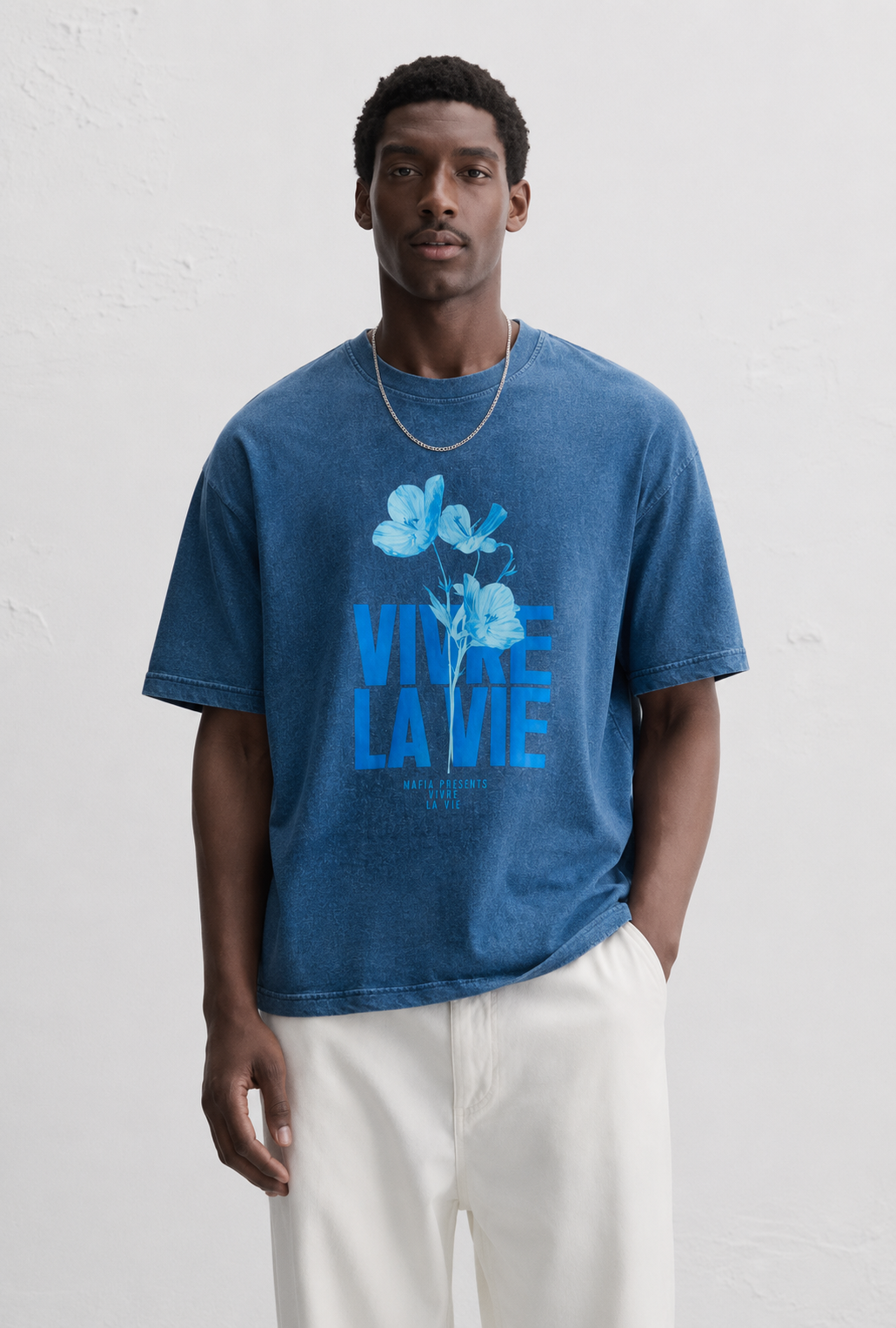 DENIM BOXY TEE