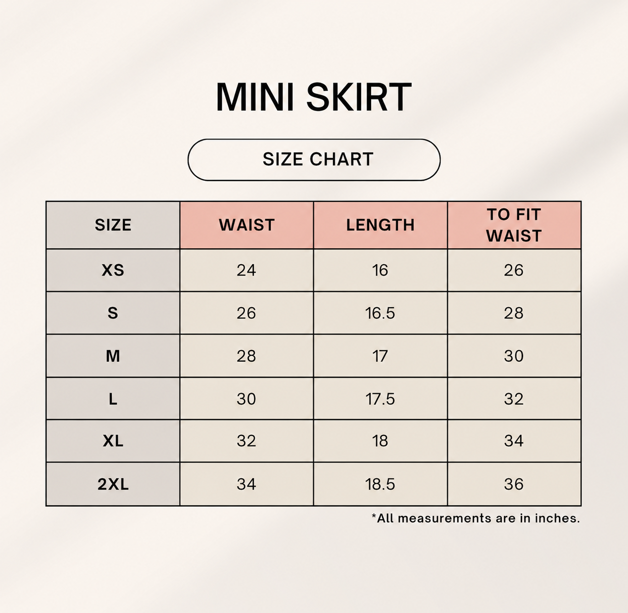 Mini Skirt
