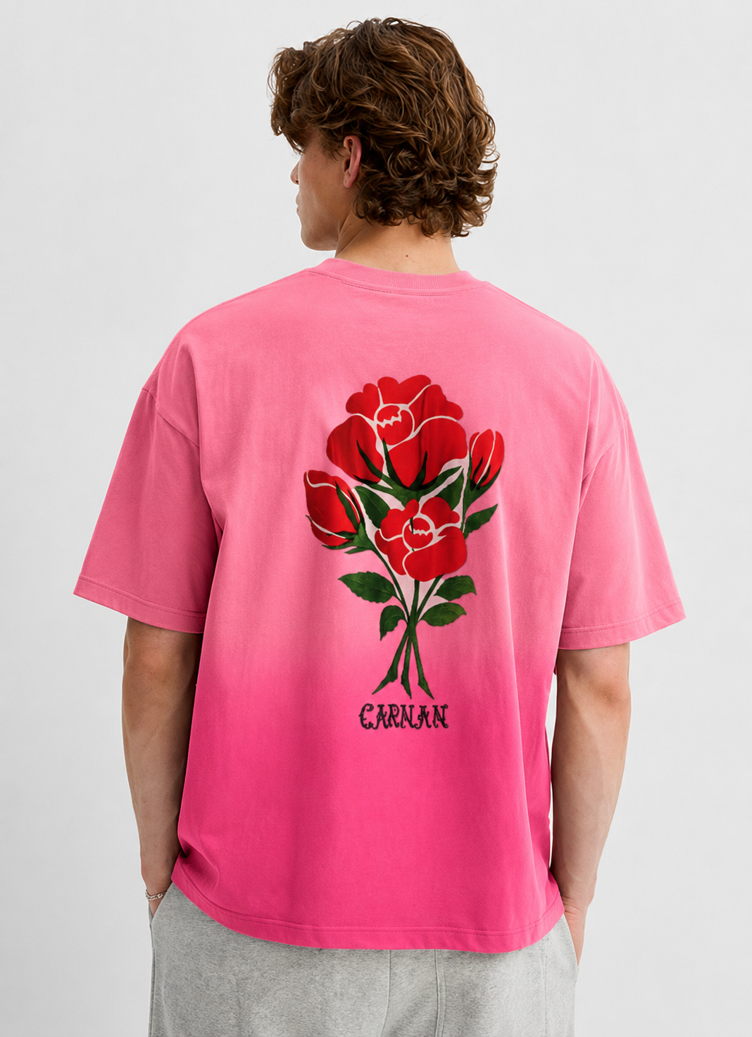 OMBRE WASH BOXYFIT TEE