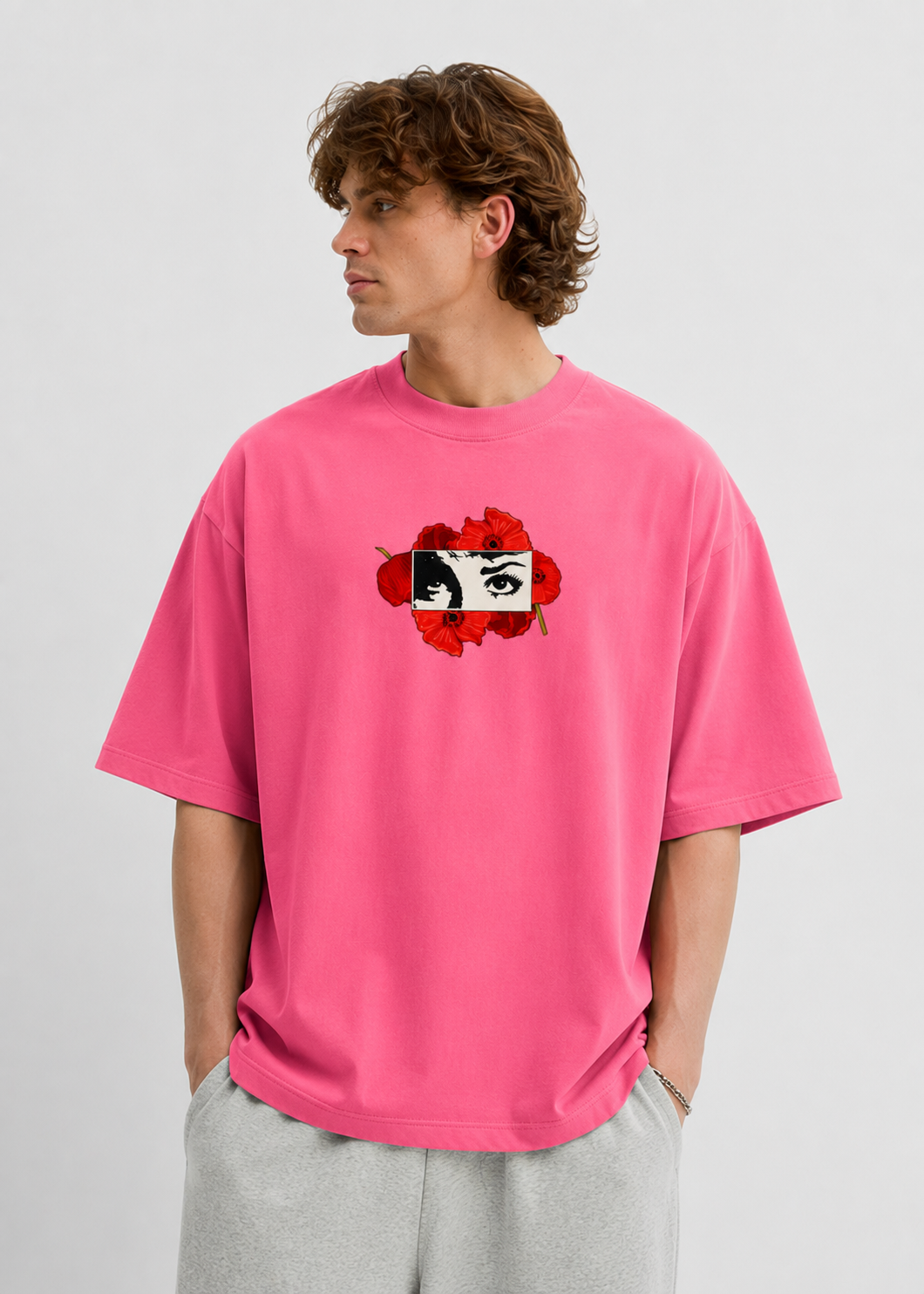 OMBRE WASH BOXYFIT TEE
