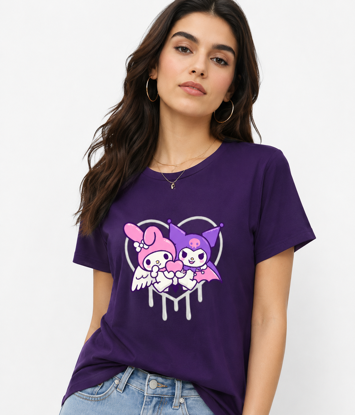 Women's classic T-shirt by LYVIT ORIGINALS featuring a simple, comfortable design in soft fabric.