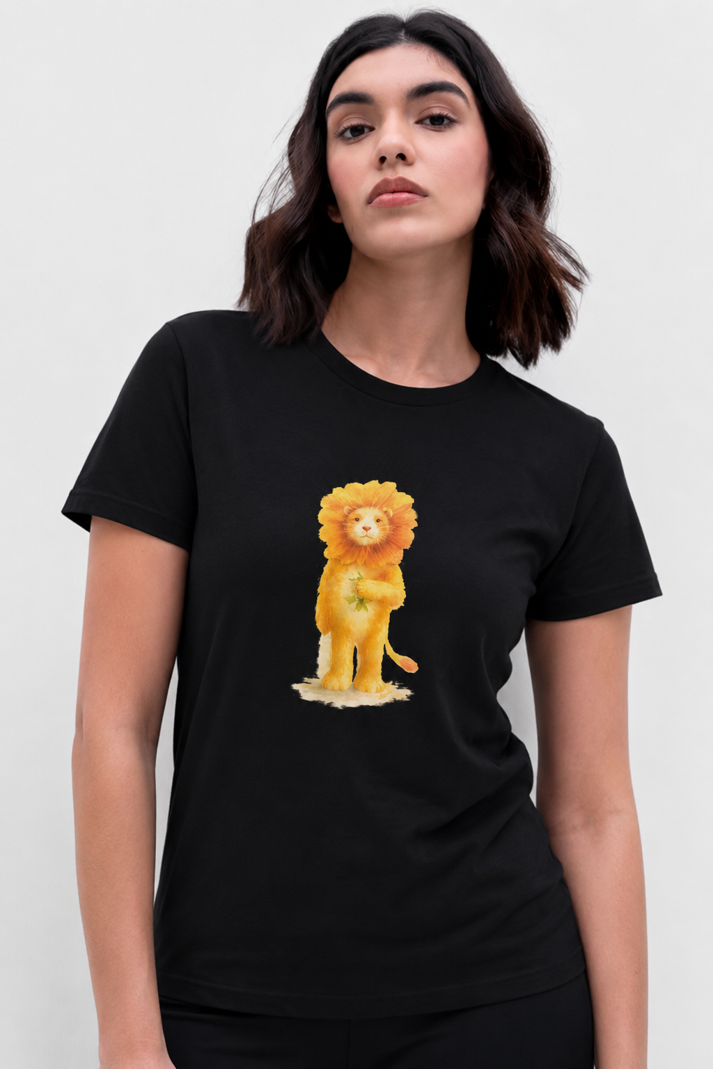 Women's classic T-shirt by LYVIT ORIGINALS featuring a comfortable fit and simple design, shown in a casual style.