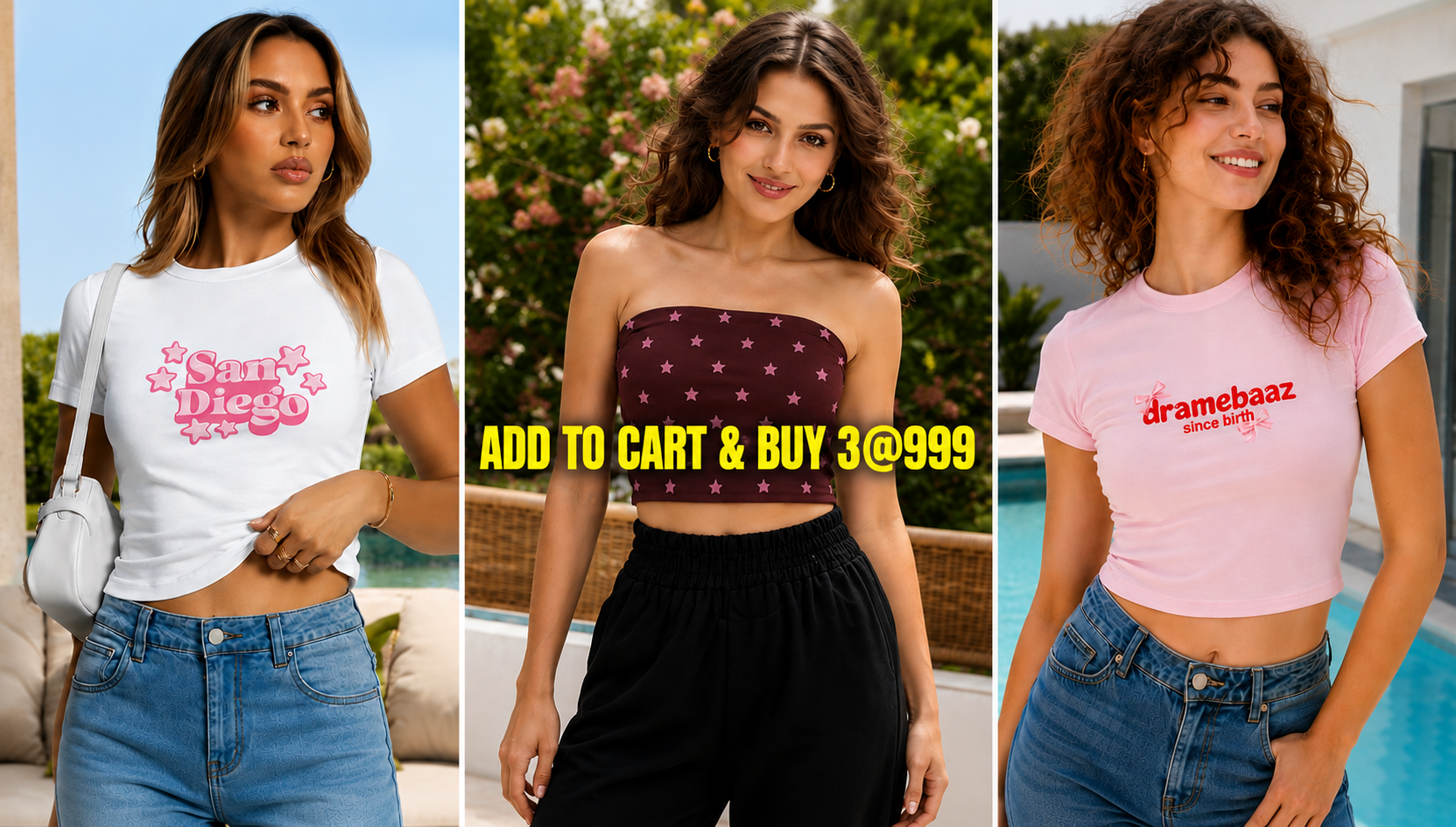 ANY 3 WOMEN'S PRODUCTS FOR ₹999
