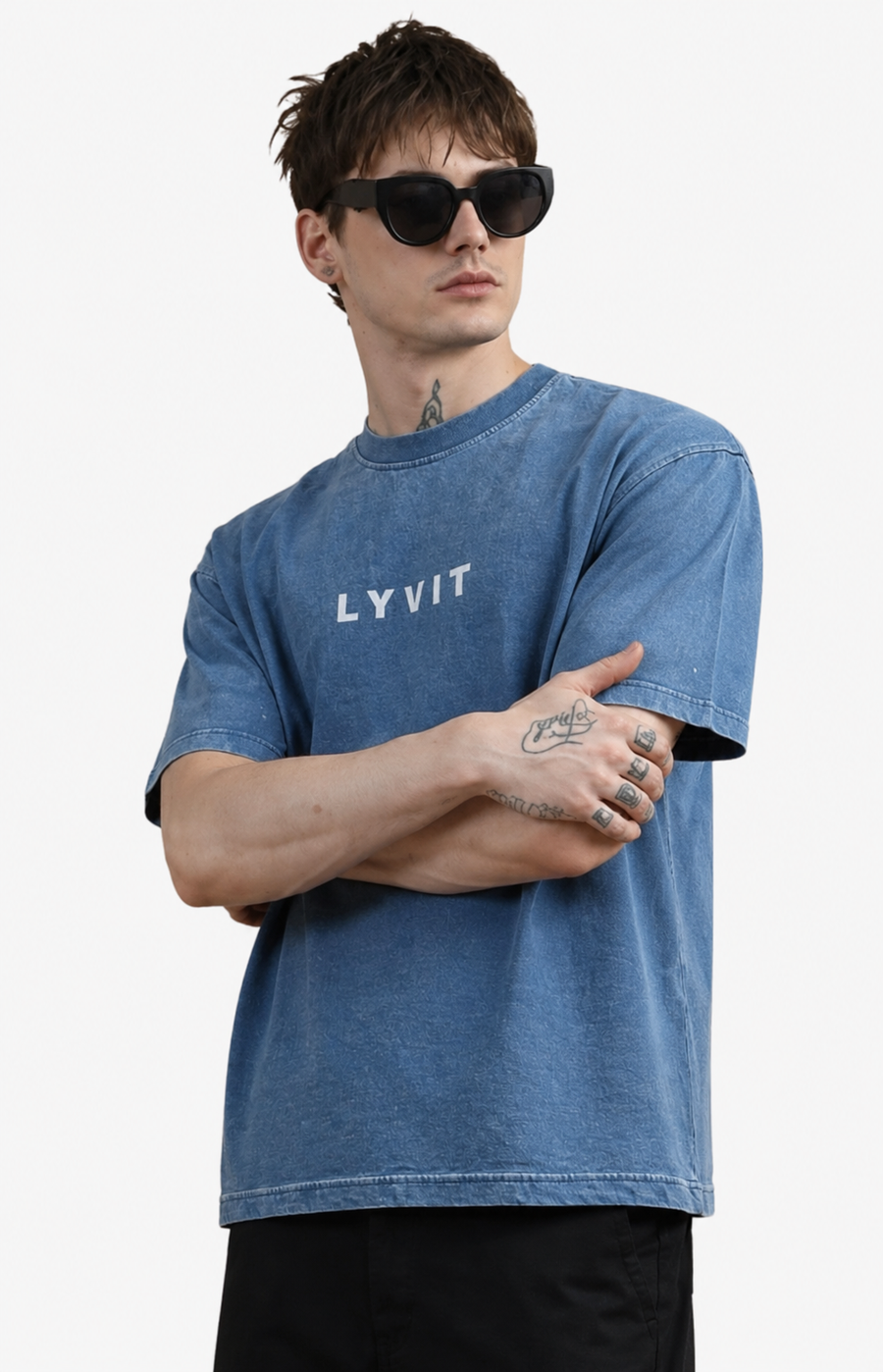 DENIM WASH TSHIRT