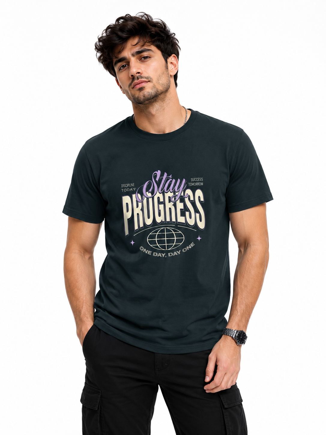 Unisex classic crew T-shirt by LYVIT ORIGINALS featuring a comfortable fit and casual style in soft fabric.