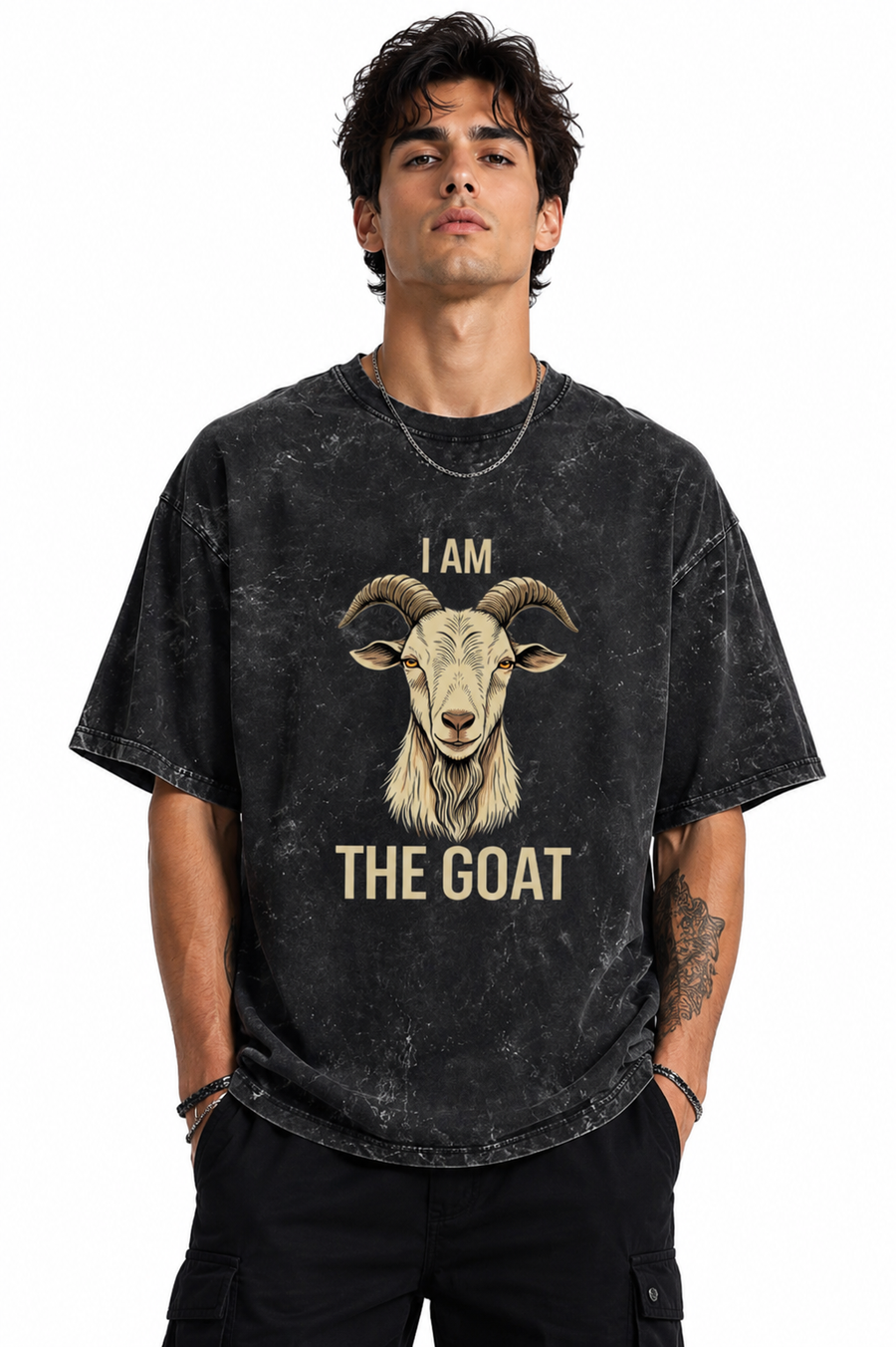 Acid Washed Oversized Tee
