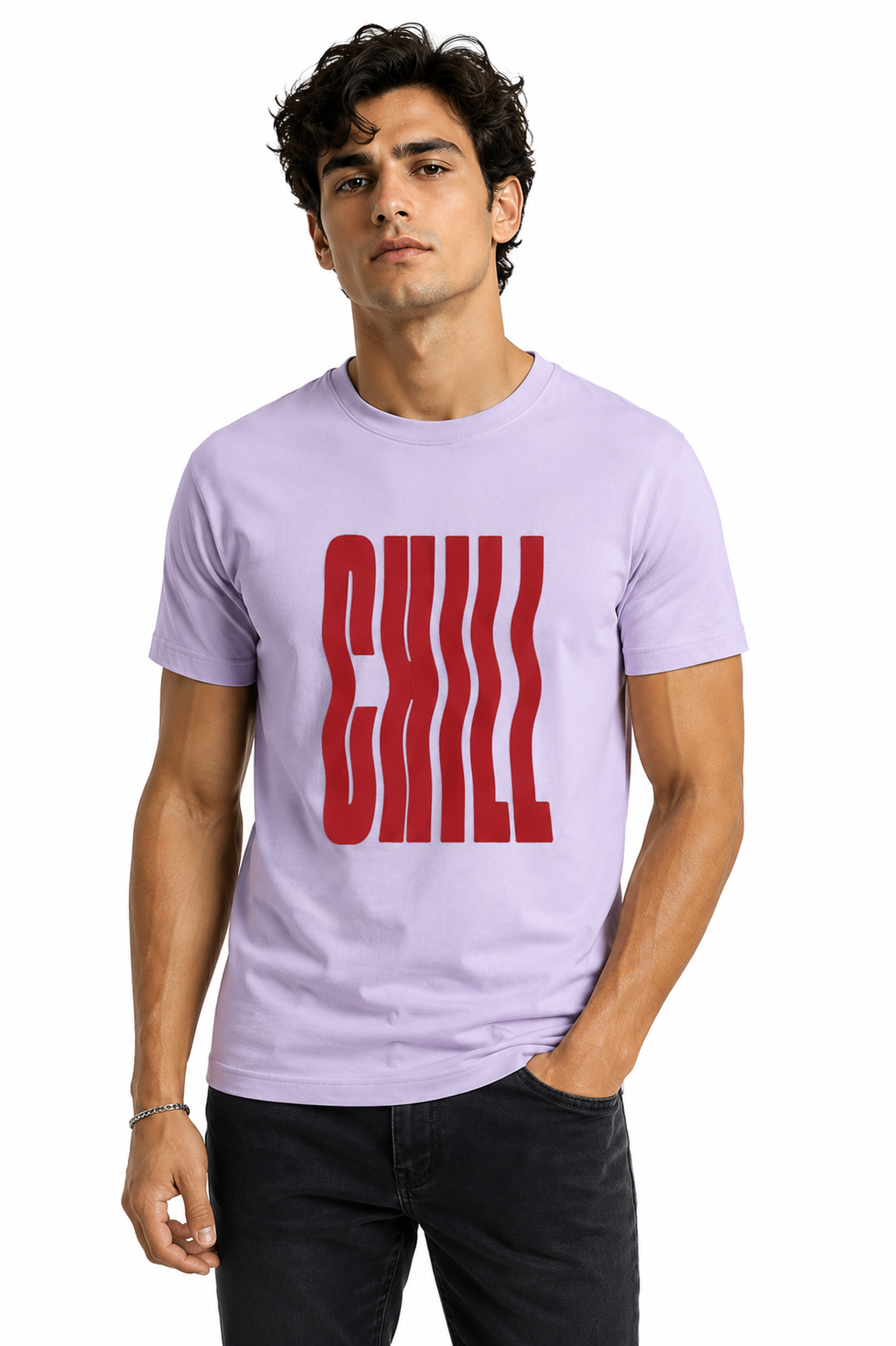 Unisex classic crew T-shirt by LYVIT ORIGINALS, shown in a neutral color with a relaxed fit and crew neckline.