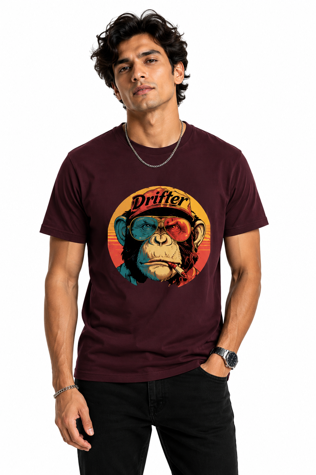 Unisex classic crew T-shirt by LYVIT ORIGINALS, white cotton shirt with round neckline and short sleeves.