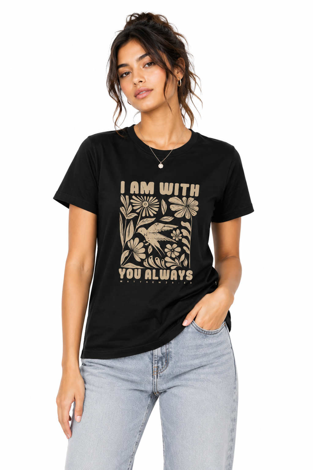 Unisex classic crew T-shirt by LYVIT ORIGINALS, featuring a comfortable fit with a simple crew neckline and soft fabric.