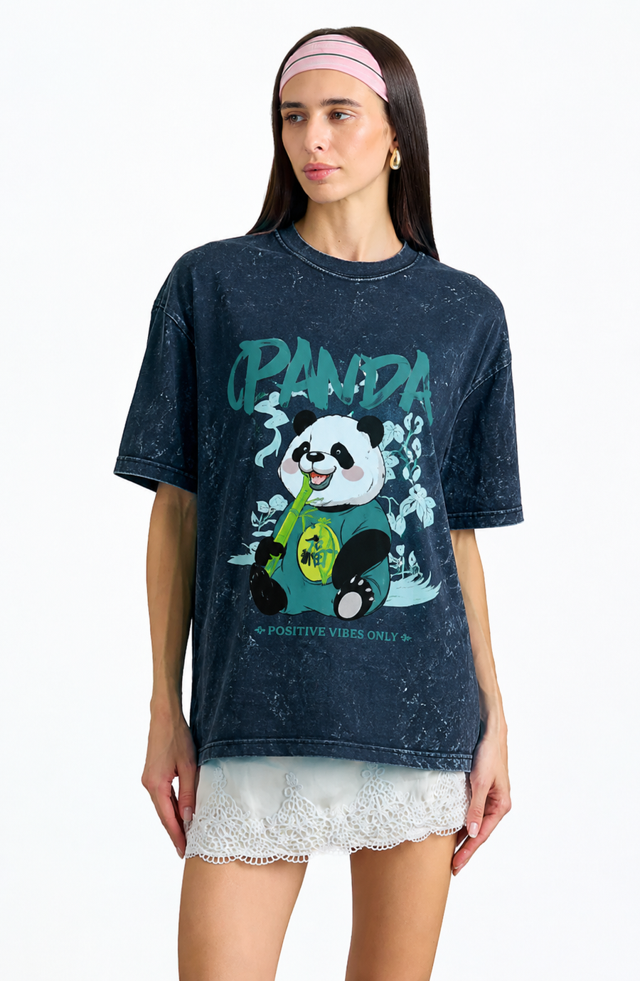 Unisex Acid Washed Oversized Tee