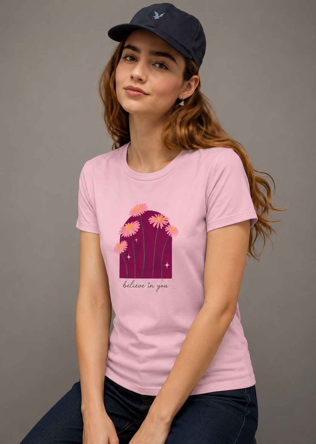 Women’s classic white T-shirt by LYVIT ORIGINALS, featuring a comfortable fit and simple, stylish design.