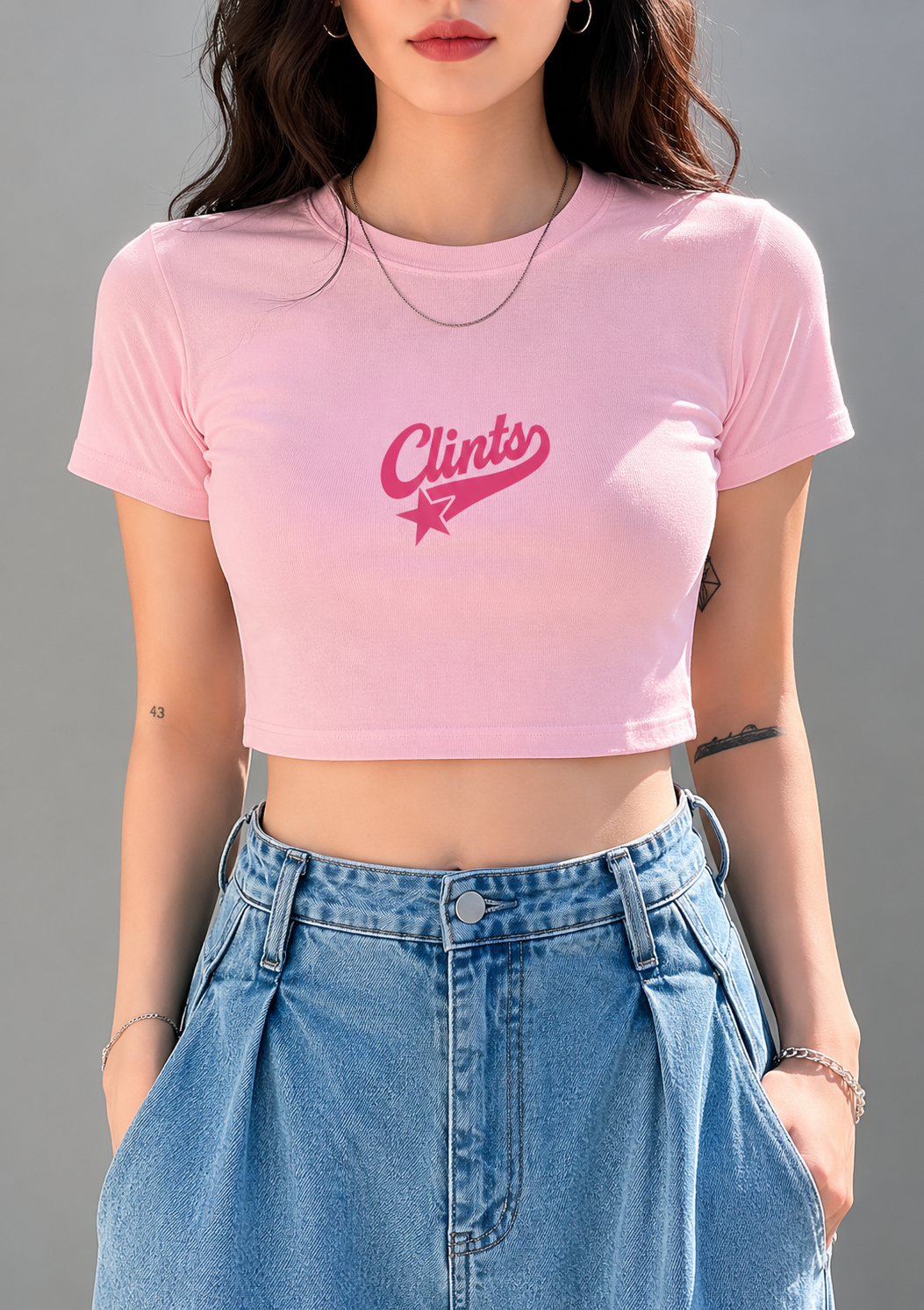 Lyvit Originals crop top featuring a stylish, fitted design with a sleeveless cut and soft fabric for a trendy casual look.