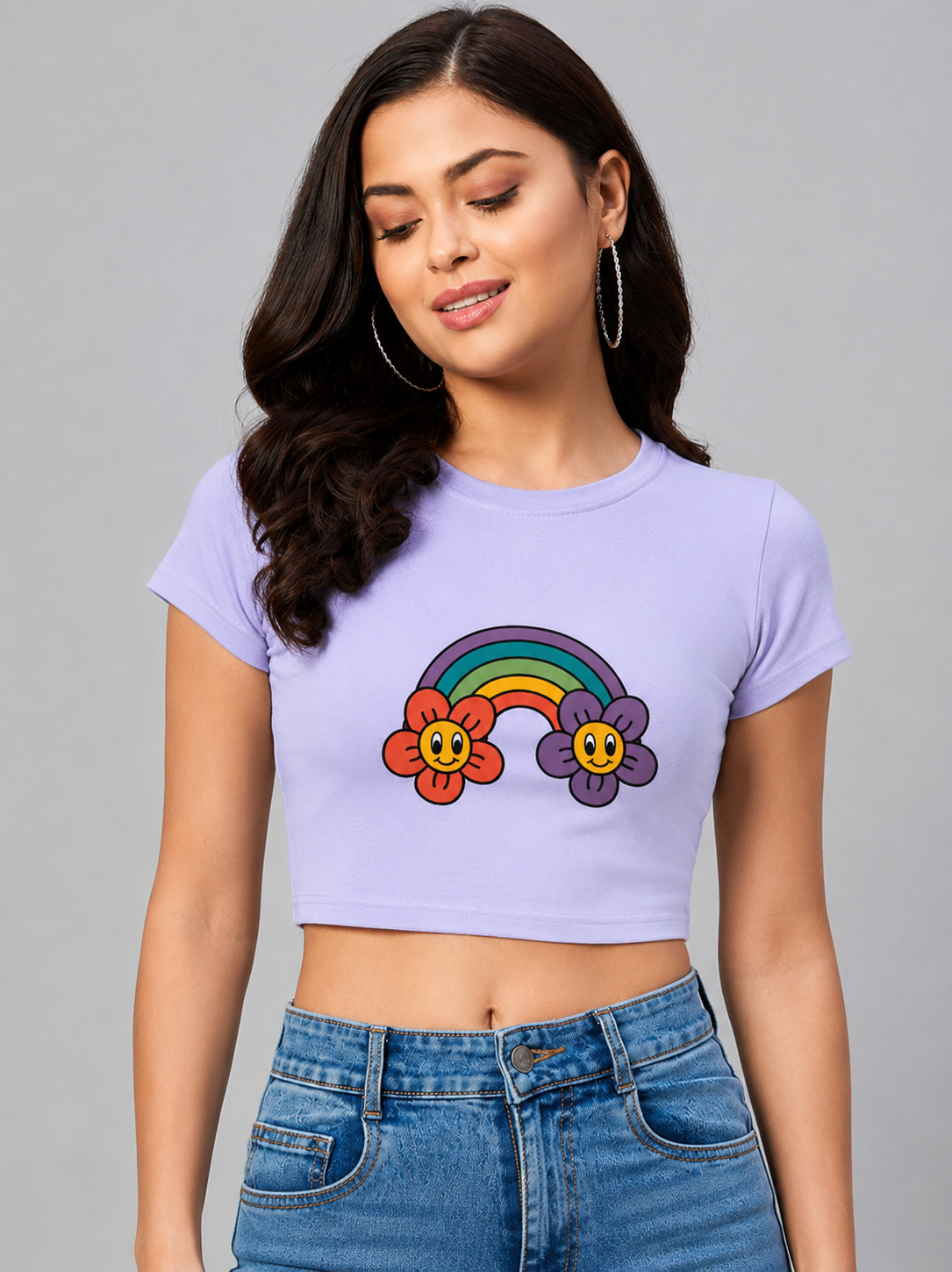 Lyvit Originals crop top featuring a stylish design, lightweight fabric, and a comfortable fit for casual or trendy outfits.