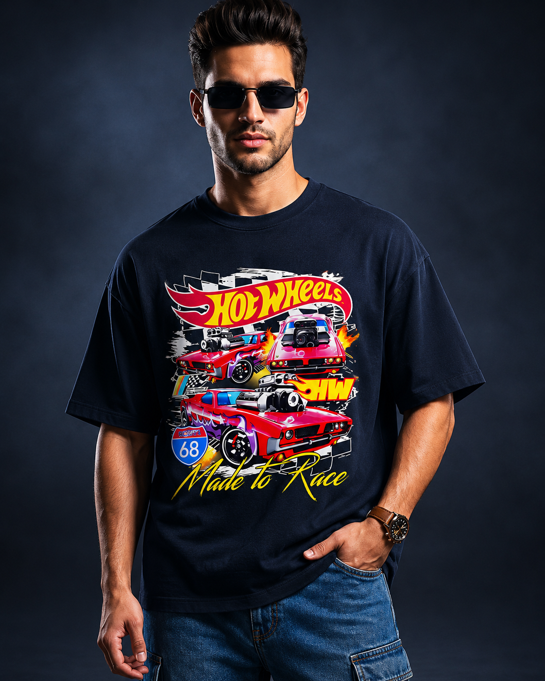 Unisex oversized classic T-shirt by LYVIT ORIGINALS, featuring a relaxed fit and simple design in soft fabric.