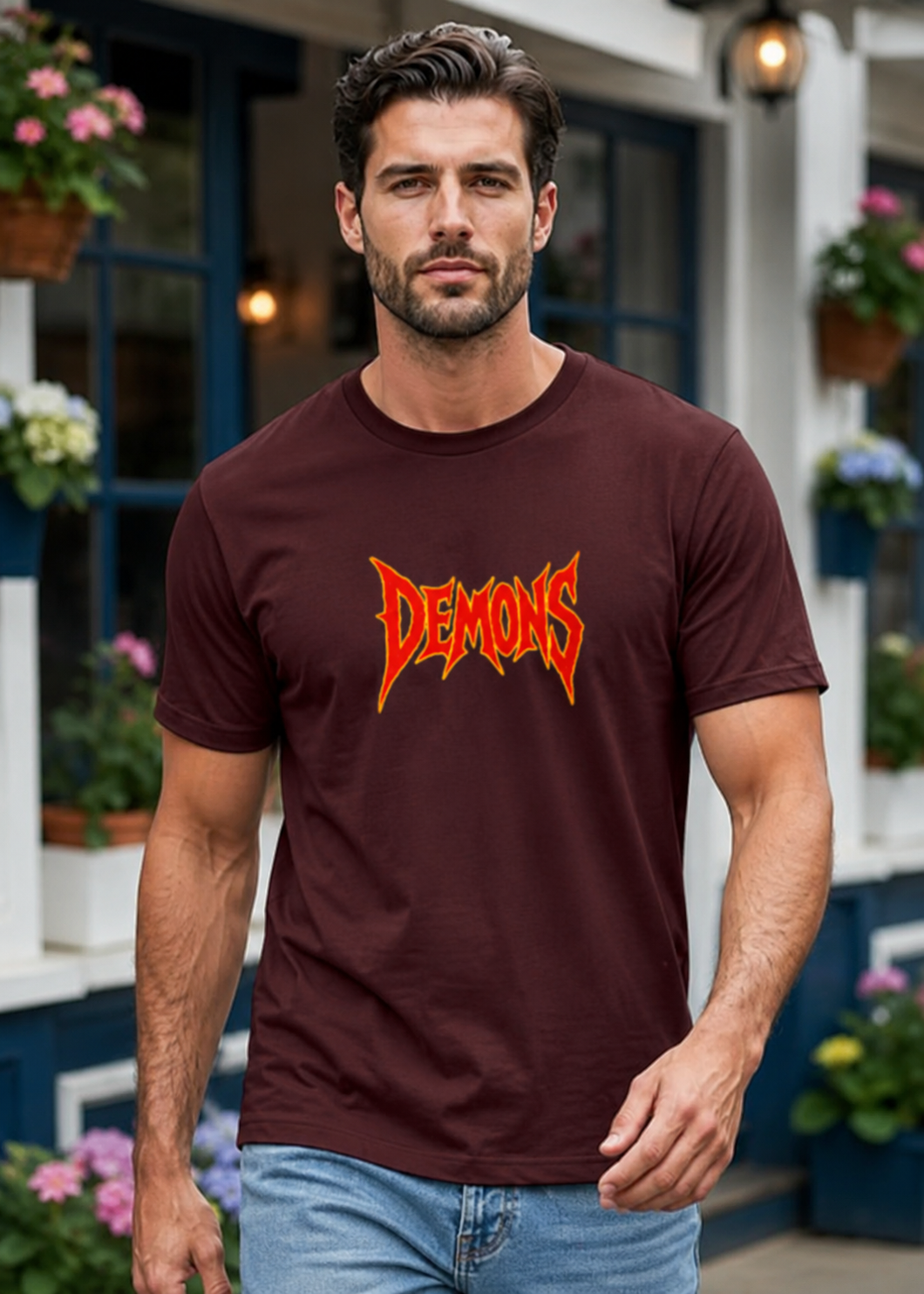 Unisex classic crew T-shirt by LYVIT ORIGINALS, plain white cotton tee with round neckline and short sleeves.