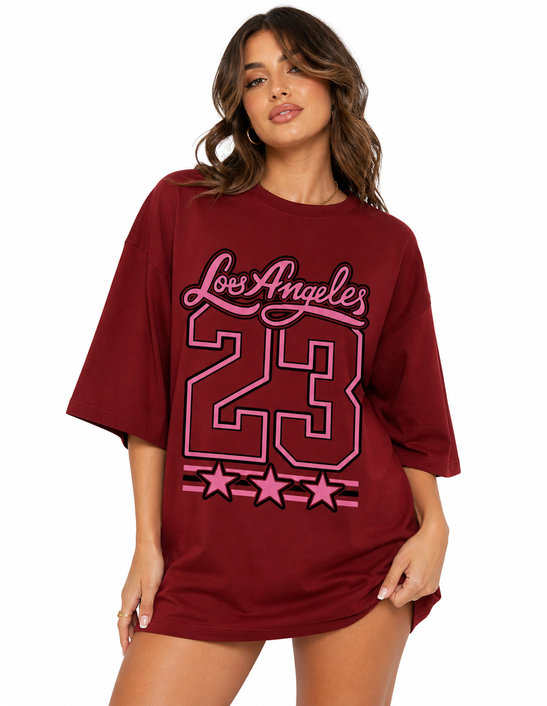 Unisex oversized terry cloth tee by LYVIT ORIGINALS, showing a relaxed fit with soft textured fabric and casual style.