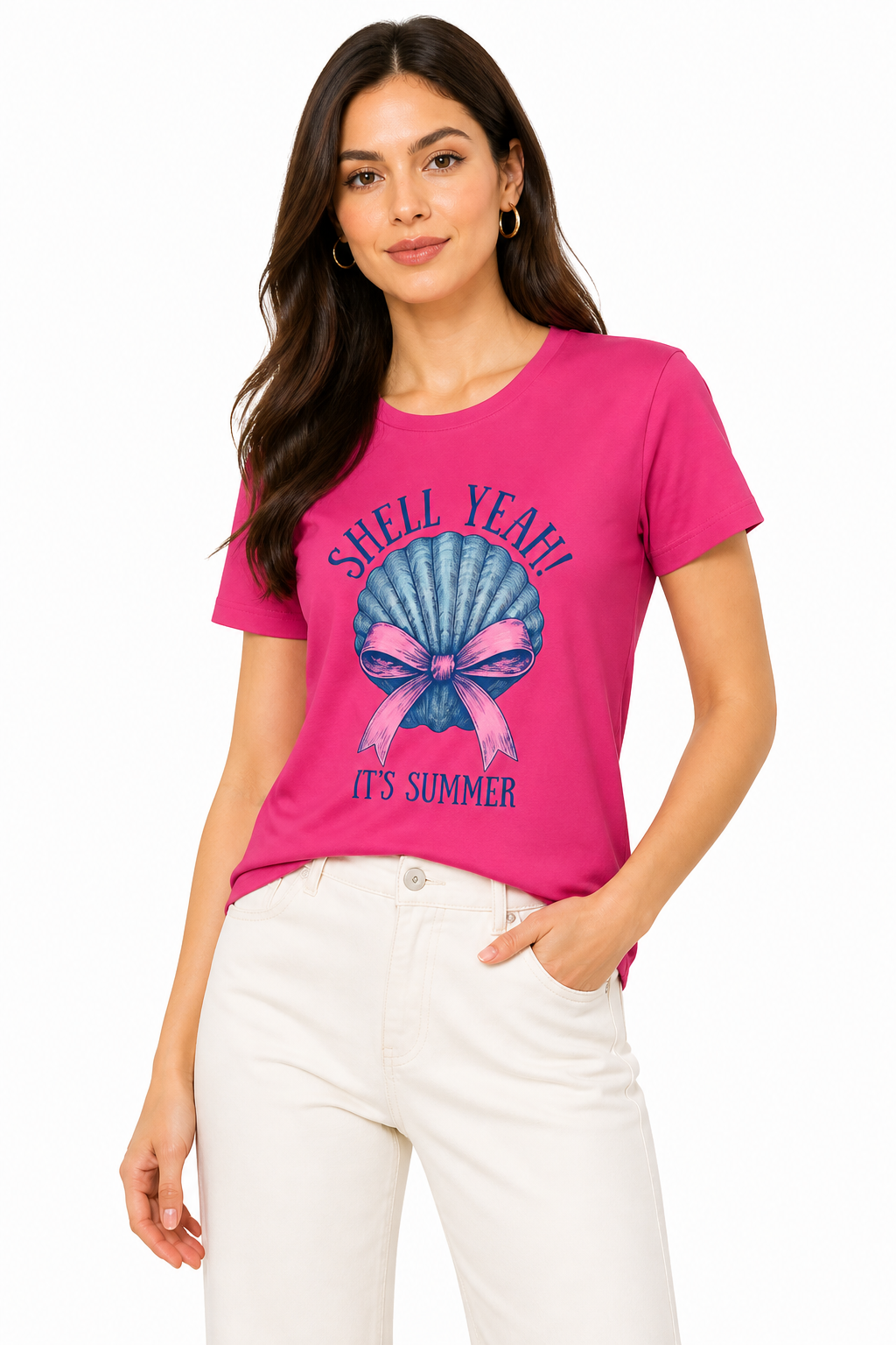 Women's classic LYVIT ORIGINALS T-shirt in soft fabric with a comfortable fit, shown in a versatile casual style.