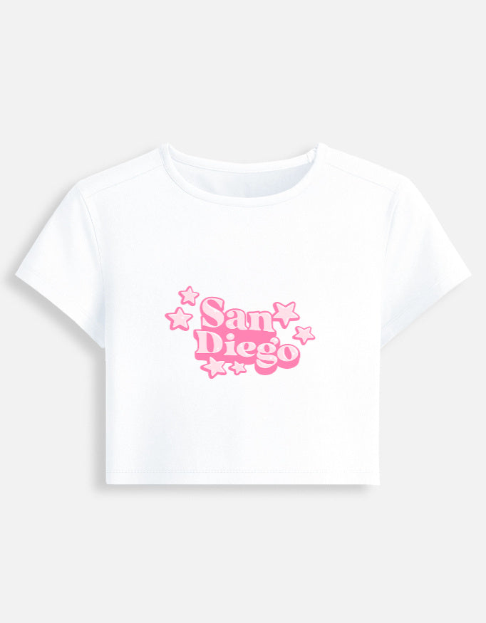 Front view of LYVIT ORIGINALS baby tee in soft fabric with a simple, stylish design for infants.