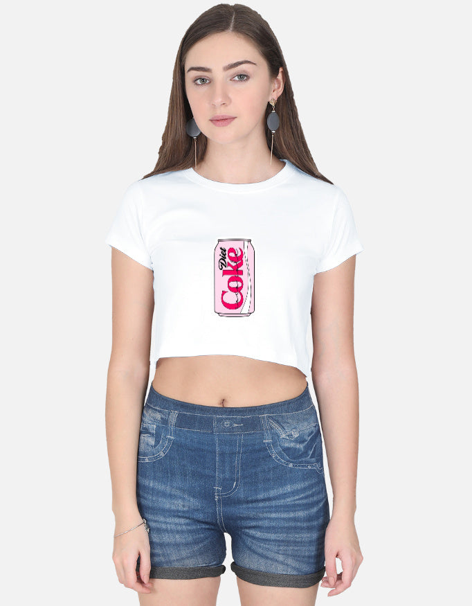 Front view of LYVIT ORIGINALS crop top featuring a stylish, fitted design in a soft fabric.