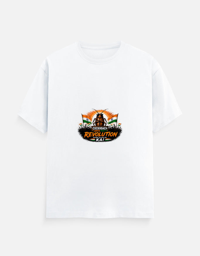 Front view of LYVIT ORIGINALS unisex classic crew T-shirt in a simple, versatile design with a round neckline and short sleeves.