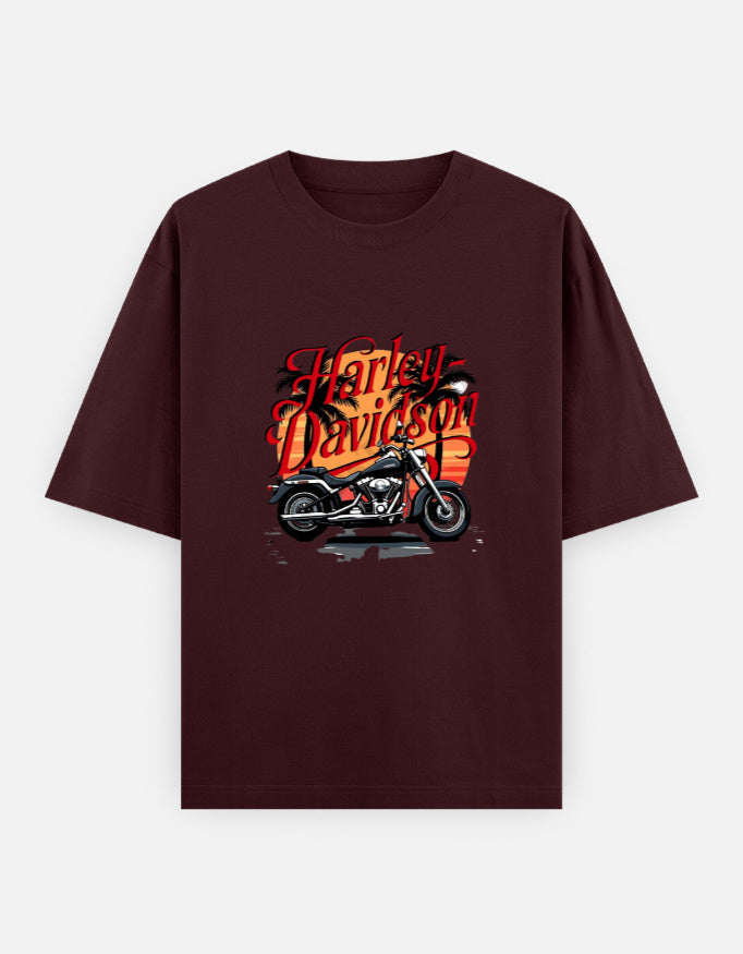 Unisex oversized classic T-shirt by LYVIT ORIGINALS, front view showing relaxed fit and simple design in soft fabric.