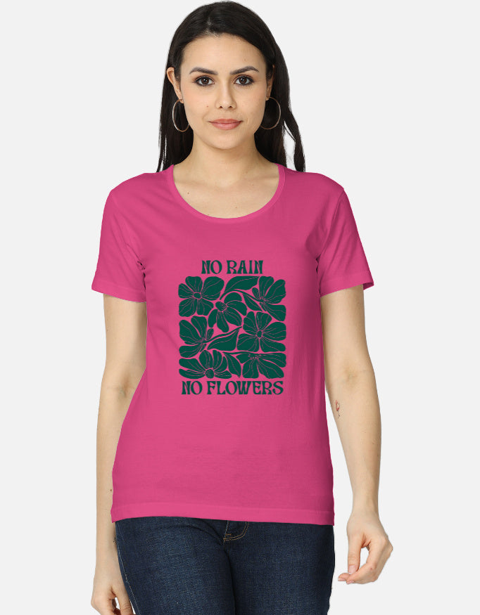 Women's classic T-shirt by LYVIT ORIGINALS, front view showing soft fabric and simple, stylish design.