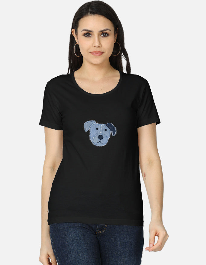 Women's classic T-shirt by LYVIT ORIGINALS featuring a simple, comfortable front view in soft fabric.