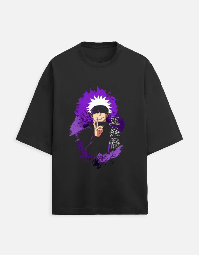 Unisex oversized Terry T-shirt by LYVIT ORIGINALS, front view showing soft terry fabric and relaxed fit.