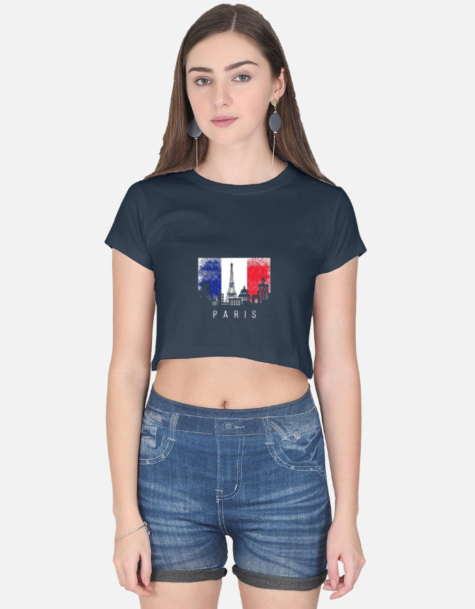 LYVIT ORIGINALS crop top front view, stylish sleeveless top with a fitted design and modern neckline.