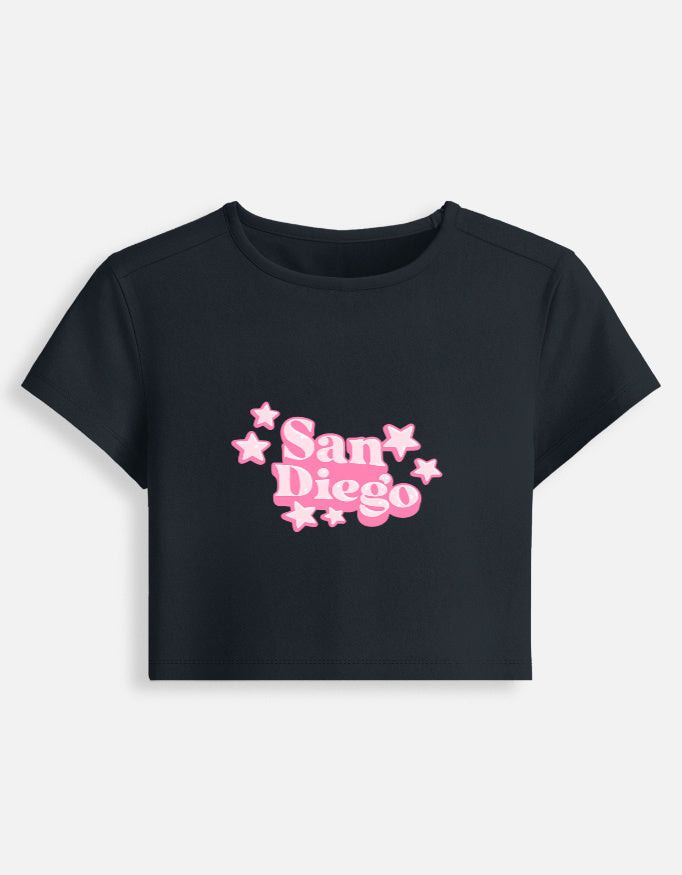 LYVIT ORIGINALS baby tee with a front view, soft cotton fabric, and simple round neckline for comfortable everyday wear.