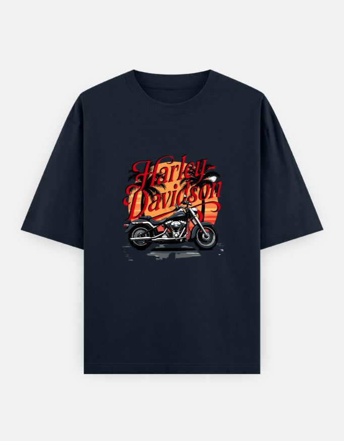 Unisex oversized classic T-shirt by LYVIT ORIGINALS, front view showing a relaxed fit and simple design in soft fabric.
