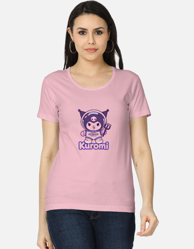 Women's classic T-shirt by LYVIT ORIGINALS featuring a simple crew neck and clean front design, casual and versatile for everyday wear.