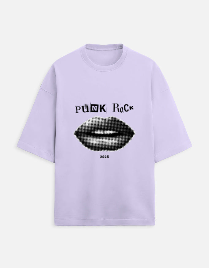 Front view of unisex oversized LYVIT ORIGINALS terry tee with relaxed fit and bold design, showcasing its comfortable, casual style.