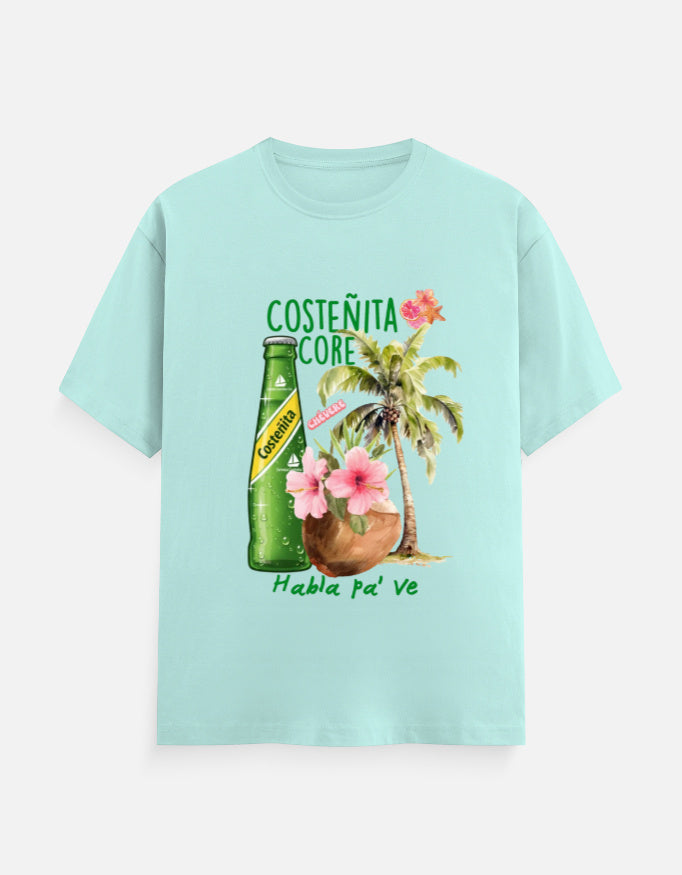 Unisex classic crew T-shirt by LYVIT ORIGINALS, front view showing a simple, comfortable design in neutral fabric.