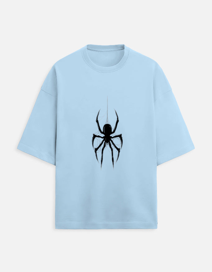 Front view of a unisex oversized terry cloth T-shirt by LYVIT ORIGINALS, showcasing its relaxed fit and soft textured fabric.