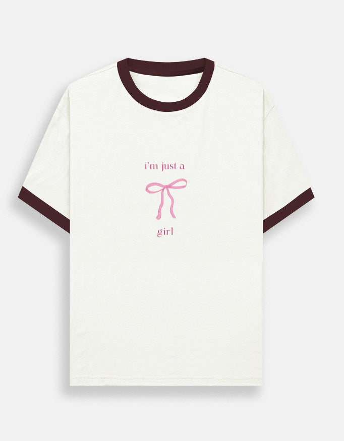 Front view of LYVIT ORIGINALS Ringer T-Shirt featuring contrasting collar and sleeve bands on soft cotton fabric.