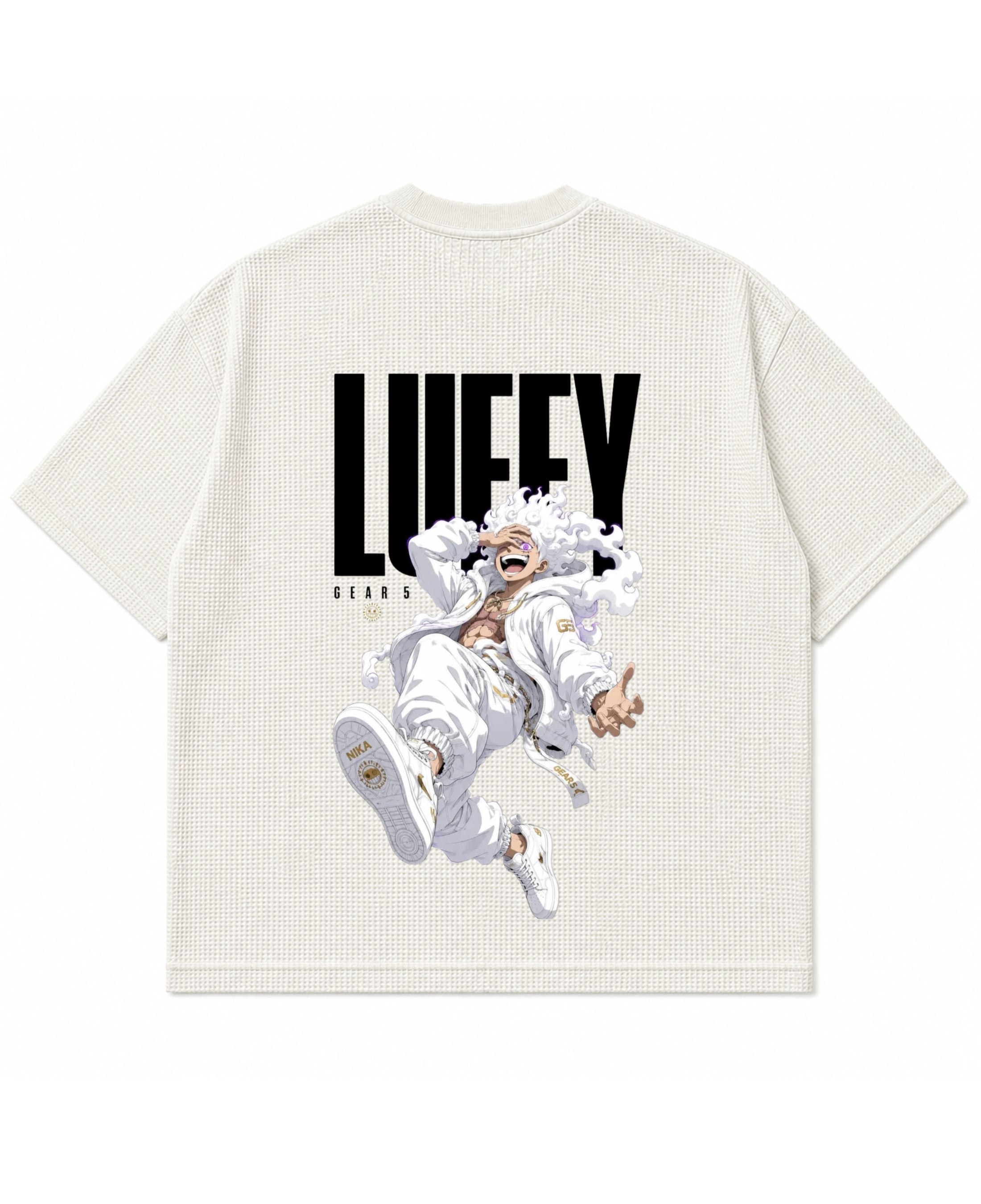 Back view of LYVIT ORIGINALS ANIME-themed hoodie mockup showing detailed design and fabric texture.