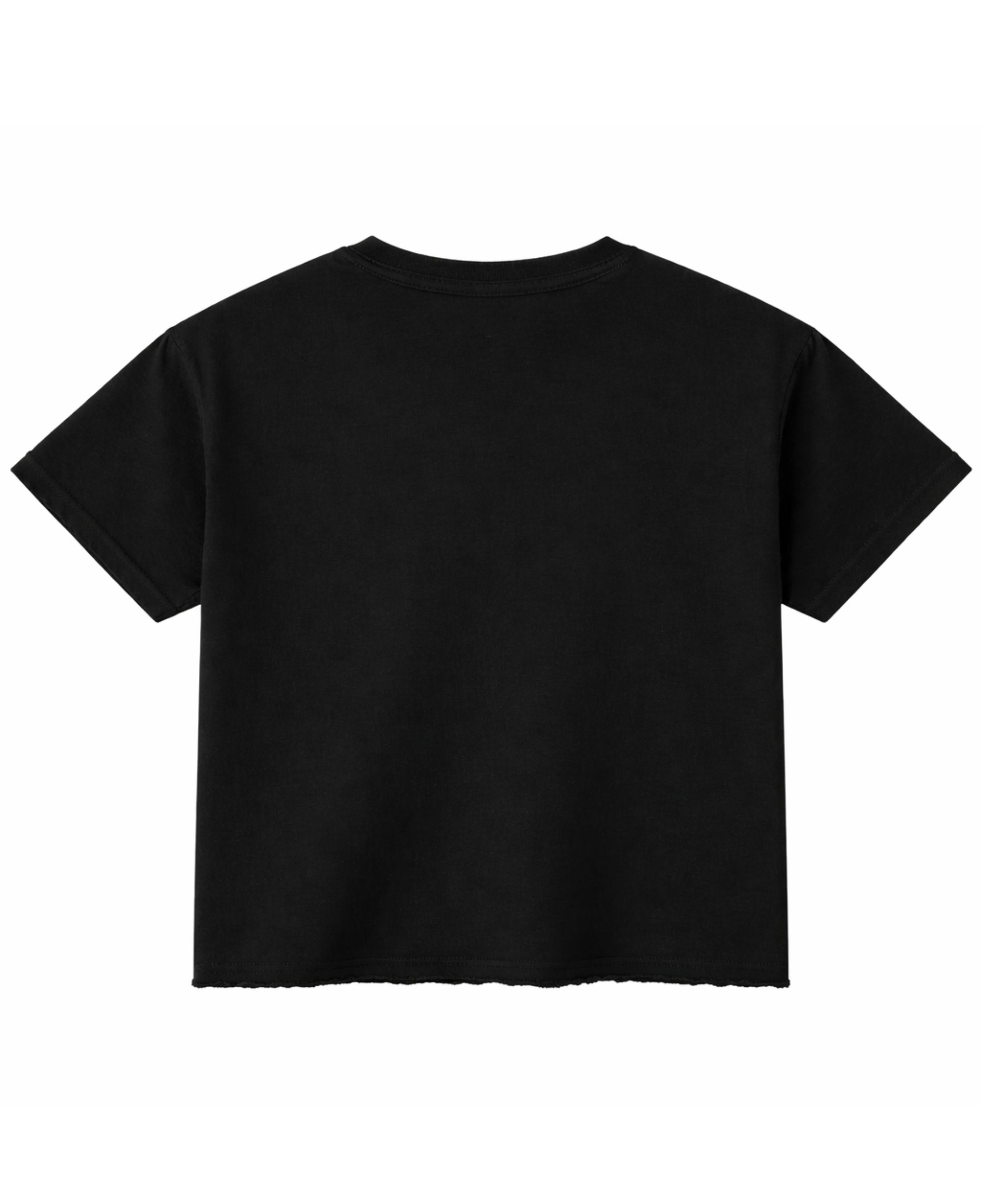 Back view of LYVIT Originals Boxy Fit T-Shirt showing relaxed fit and simple design on plain fabric.
